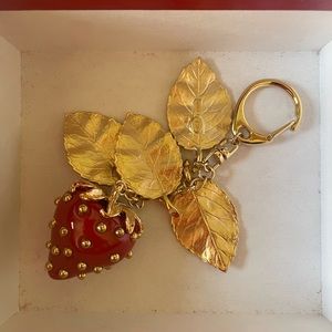 Kenneth Jay Lane purse charm/keychain